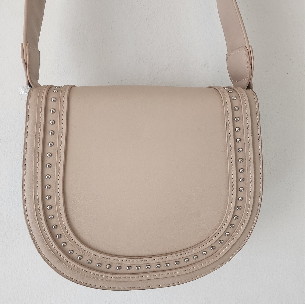 NWT IMOSHION USA Vegan Leather Crossbody Embroidered Purse